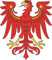 U24 Aufkleber Brandenburg Adler Autoaufkleber Sticker Konturschnitt