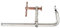 Fervi M018/0400 Serre-joint en acier avec T-spindle, 400 x 120 mm