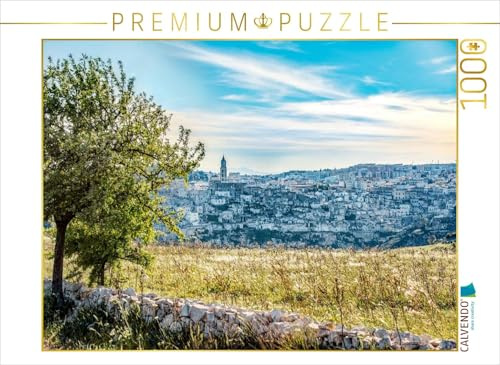 CALVENDO Puzzle Blick auf Matera in Basilikata | 1000 Teile Lege-Größe 64 x 48 cm Foto-Puzzle für glückliche Stunden