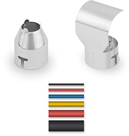 WAGNER Schrumpfschlauch-Set und Reflektor- und Zentrierdüse für FURNO Heißluftpistolen - 100 Schrumpfschläuche + Reflektor- und Zentrierdüse 14 mm