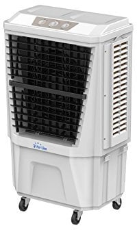 PUR LINE | Climatizador Evaporativo Gran Caudal Triple Panel Evaporativo, Depósito 40L, Conexión Directa Grifo y Temporizador 24h – Potente, Ecológico y Portátil Grandes Estancias