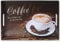 Kesper Bandeja para servir 77397, diseño de café (50 x 35 x 4,5 cm), color marrón