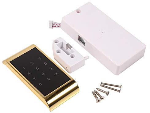 Keyless Entry Door Lock,Electronic Keyless Entry Locks Touchscreen Digital Keypad Smart Electronic Touchscreen Lock for Home Front Door,Black