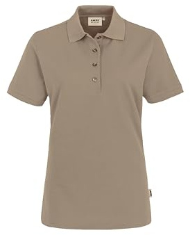 HAKRO Damen-Poloshirt Performance, Khaki, 6XL