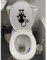 Lankater Toilettes De Chat Mignon Stickers Muraux - Décoration D'intérieur Amovible en Vinyle Art Mural pour Salon Chambre