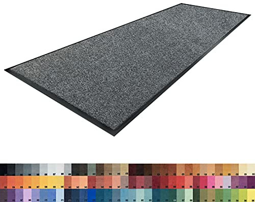 Floordirekt Sky Rainbow Dirt Trapper Mat, 96 Colours & 5 Sizes, Non-Slip Door Mat for Indoor & Outdoor Use, Runner Clean Run Mat, Doormat (120 x 150 cm, 007)