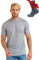 Premium Merino Shirt Herren Kurzarm - Thermooberteile 100% Merino Unterwäsche Herren + Wanderwollsocken (Medium, Melange Grey)