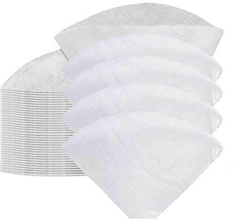 KAIHENG 50 coni filtro Filtri olio per friggitrice da 4,5 Filtro olio Cono filtro in tessuto non tessuto Coni filtro grasso Ideale per ristoranti, caffè, camion di cibo, hotel