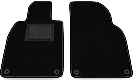 Fußmatten kompatibel mit Porsche Cayman 718 2016-2022 No Decor, maßgeschneiderte Automatten Set, Teppich Teppich, Autoteppich