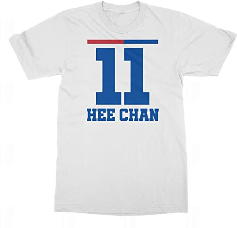 South Korea Sauf Jersey HEE Chan 11 Trikot des Nationalvereins Trend Unisex T-Shirt (Blau, Mittel)