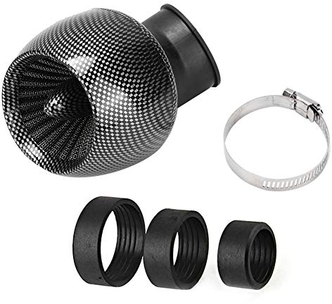 Filtro aria moto filtro aria scooter 48 mm filtro aria moto tessuto fibra di carbonio universale moto moto moto filtro aria filtro di aspirazione