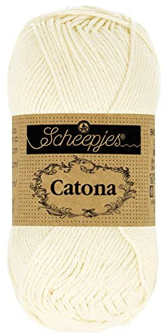 Scheepjes - Scheepjes Catona 130 Old Lace Yarn - 1x10g