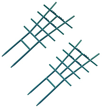 Pflanzenhalterung, 2 Stück, langlebig, Kletterregal, Kunststoff, Pflanzenstützrahmen, Garten, Balkon, Pflanze, Blumengitter, Pflanzzubehör, Pflanzenstütze (Farbe: S 2 Stück)