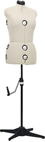 SKM Schneiderpuppe Verstellbar Weiblich Creme M Größe 40-46, Weight: 4.95 kg, 288487