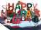 GREETING ART Pop Up Weihnachtskarte, Pop Up Karte Frohe Feiertage, 3D Pop Up Karte, Weihnachtskarte