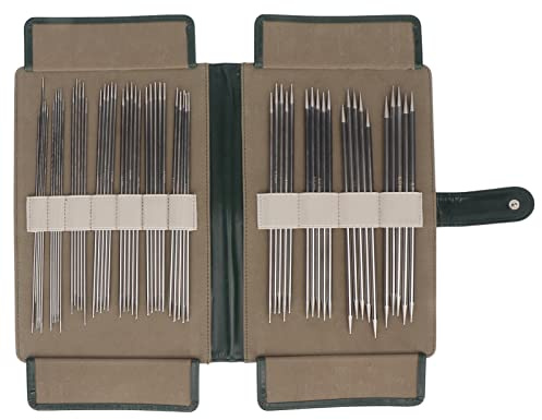 Coopay Doppelspitz-Stricknadel-Set, 20 Cm, Edelstahl, 35 Stück, für Anfänger und, Sockenstricknadeln mit DIY-Werkzeugen, Bequem zu Verwenden