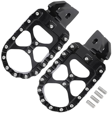 Motorrad Fußrasten Fußstütze Dirt Bike Fußrasten Für Sur Ron Light Bee S/X Für Segway X260 X160 Für Talaria Sting MX3 MX4 XXX Taparia Fußpedale Rests (Schwarz)