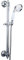 Delnet Brass Handheld Shower Head with Slide Bar Kit, Wall Mounted Shower Slider Rail with Adjustable Shower Head Holder, Traditional&High-Pressure, with 1.5M Shower Hose,Chrome
