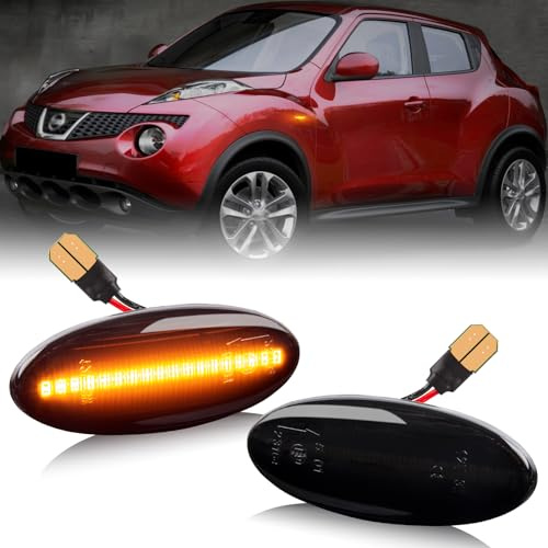 OZ-LAMPE LED Blinker Seitenblinker für Mercedes-Benz Smart Forfour W453 | Blinker für Nissan Cube Juke Leaf Micra K12 K13 Note E11 Qashqai J10 X-trail T31, Canbus Fehlerfrei, 2 Stück