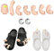 Jicyor 9 Piezas Decoraciones De Zapatos Para Los Dedos De Los Pies,Decoración De Zapatos De Cocodrilo Con Pies Y Pulgares Simulados Interesante Accesorios De Zapatos De Cocodrilo (blanco)