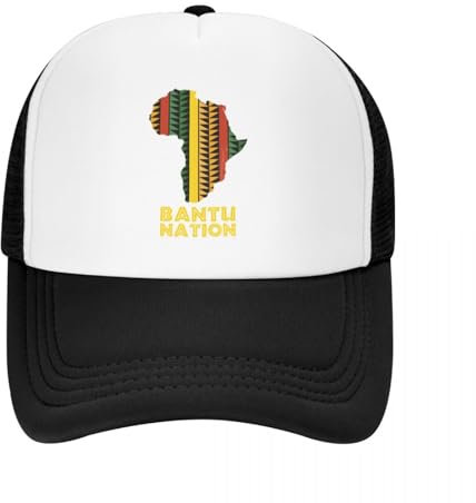 ZTQTQZZ Atmungsaktiv Mesh Baseball Kappe Sporthut Bantu Nation Africa Zulu Shield Safari Afrikanisches Muster Baseballmütze Angelmütze schwarz Anime Hut Sportmütze Damen Herren