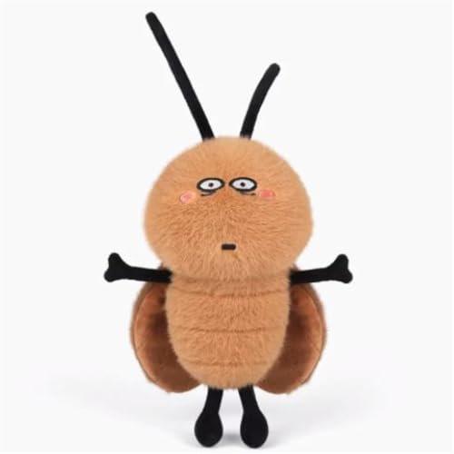 Kakerlaken PlüSchtier, Simulierte Kakerlake PlüSchtier, SüßE HäSsliche Puppen-PlüSchtiere 16/25 Cm Kreative, Lustige Und Realistische Kakerlakenfiguren FüR Familie, Freunde, Kollegen (#A, 16 cm)