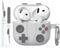 AhaStyle AirPods 4 Custodia Cover con Kit Pulizia Retro Handheld Game Console Design per AirPods 4a Generazione Custodia Morbida Pelle Protettiva in Silicone per Apple AirPods4 2024 Custodia Ricarica