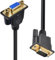 Hanprmeee VGA Extension Cable,15 pin 1080P Full HD VGA Male to Female Monitor Video Cable for Computer PC Monitor Laptop TV Projector and More (0.5M)