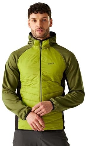 Regatta Andreson VIII Hybrid Softshelljacke | Steppjacke für Herren sehr leicht, Größe:XL, Farbe:Lime