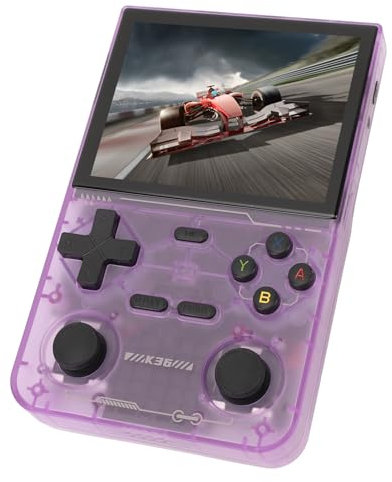 HEEPDD Console di Gioco Portatile Doppia Joystick con Chip di Gioco Professionale per Appassionati di Giochi retrò (PURPLE)