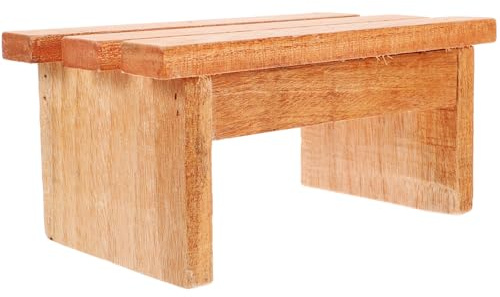 EPIGEIST Badhocker Braun rutschfest, Mehrzweck Fußhocker | Saunabank Fußablage, Fußstütze für Sauna, für Sauna Fußablage, Fußstütze Hocker