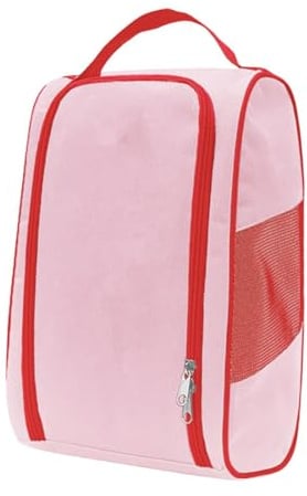 QLoztyse Golf Schuh Aufbewahrungstasche für Reisen Und Outdoor, Pink Rot