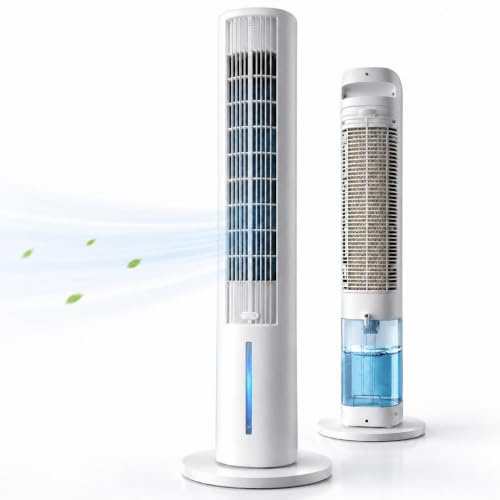 Tower Air Cooler 3L Water Tank Portable 3 Speeds Oscillation Cooling