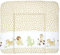 roba Matelas à Langer Nettoyable 85 x 75 cm Safari - Bords Rehaussés - pour Table à Langer - Sans Phtalate - Motif Animaux de la Forêt