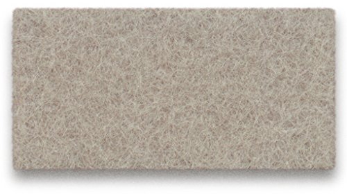 Hey Sign rechteckiges Tischset in der Farbe Stein-Grau, Filz aus 100% Reiner Schurwolle, 45 x 35 cm - Filzdicke 5 mm, 300104536