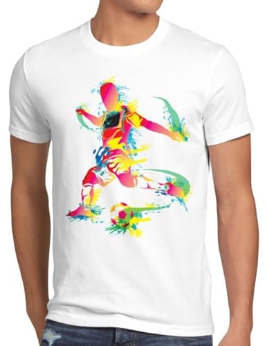 style3 WM 2026 Deutschland Fußball T-Shirt Herren Fussball Weltmeisterschaft Europa Fan-Shirt