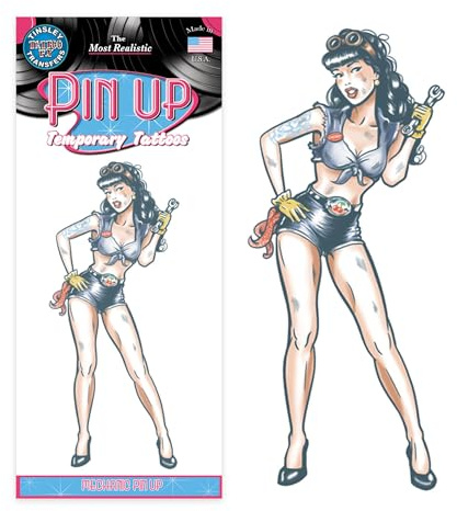Mechanic Pin Up Girl Tattoo
