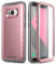 Clayco Galaxy S8 Hülle [Hera-Serie] [überarbeitete Version] Robuste passgenaue Schutzhülle mit Displayschutzfolie für Samsung Galaxy S8 (2017 Edition), Roségold