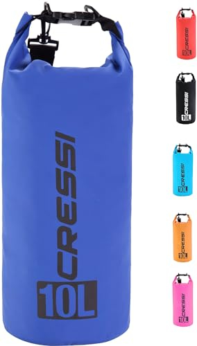 Cressi Dry Bag - Wasserdichte Taschen mit langem verstellbaren Schulterriemen - Für Tauchen, Bootfahren, Kajak, Angeln, Rafting, Schwimmen, Camping und Snowboarden