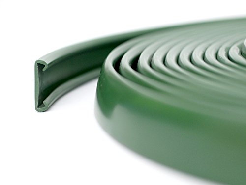 1m PVC Kunststoff Handlauf Treppenhandlauf 40x8 mm viele Farben (grün)