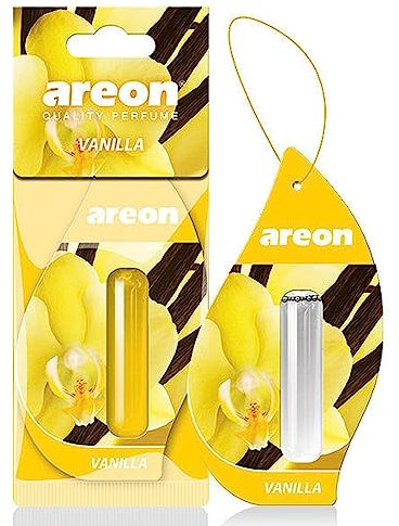AREON Désodorisant liquide pour voiture Parfum Vanille Sweet Scent Suspendu Longue durée 3D 5 ml 1 pièce