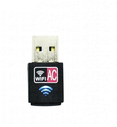 USB Dual Band Wireless LAN 600M 2.4G/5.8G Wireless LAN Mini USB WiFi Receiver AC (black)