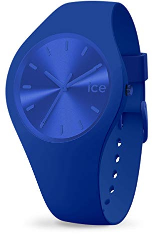 ICE-WATCH - Ice Colour Royal - Montre Bleue pour Femme avec Bracelet en Silicone - 017906 (Medium)