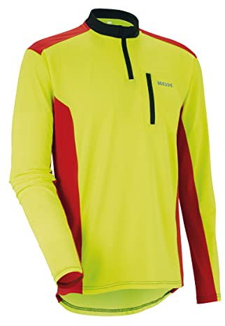 KOX Funktionsshirt Langarm Gelb/Rot Gr. XL