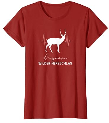 Jägerinnen Jagdbekleidung Jungjägerin Weidfrau Hirsch Jagen T-Shirt