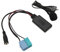 Cavo AUX IN Bluetooth per Auto Adattatore Bluetooth AUX IN 6+8 Pin Sostituzione Microfono Vivavoce Per Fiat Bravo per Radio Dal 2007
