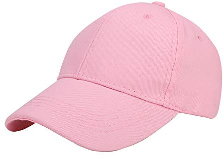 Kids Baseball Cap Solid Colour Adjustable Cotton Sun Hat Snapback Cap Child Casquette Sun Protection Baseball Hat Breathable Sunblock Hat Travel Sport Peaked Cap For Boys Girls 4-8 Years Old 47-54CM