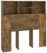 vidaXL Testiera con Contenitore Rovere Fumo 100x19x103,5 cm