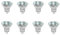 Dapo 8 x Halogen-Leuchtmittel KLR35 MR11 GU4 Durchmesser 35mm, 12V - 10W im günstigen 8er-Set Ersatz-Lampen Reflektor
