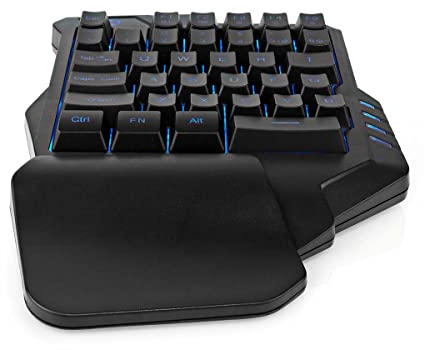 NEDIS Tastiera da gioco cablata - USB Type-A - Chiavi a Membrana - RGB - Mano singola - universale - Alimentazione a USB - Lunghezza del cavo di alimentazione: 1.60 m - Gaming